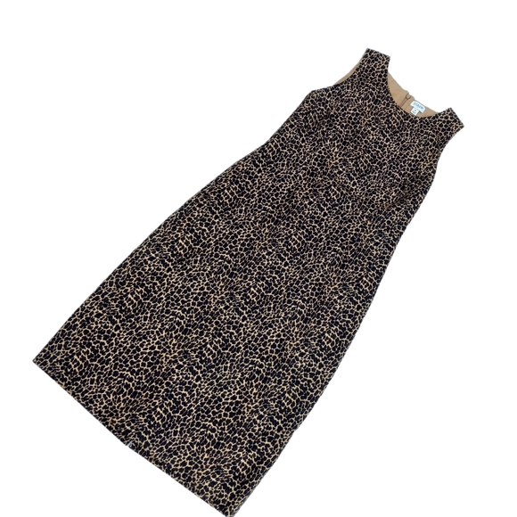 J.CREW Sleeveless Leopard Sheath Dress size 4 - Picture 9 of 14